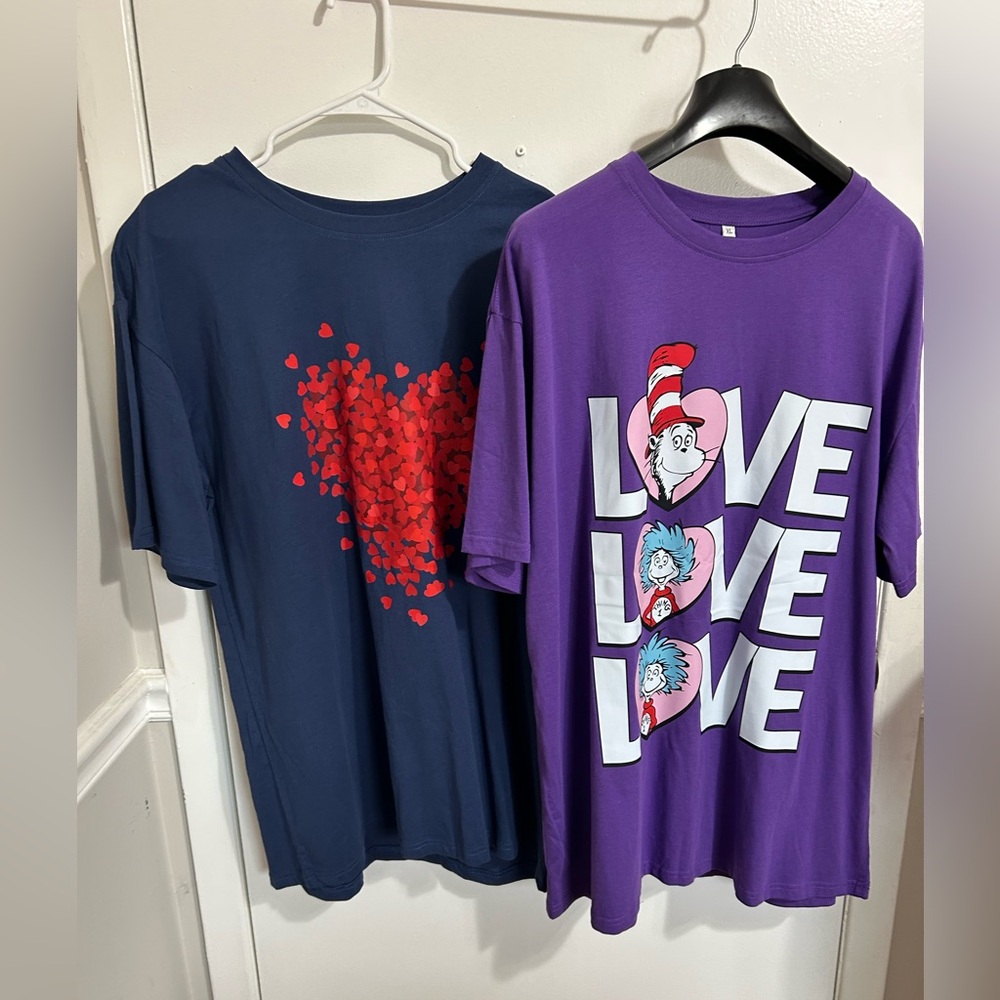 Two‎ New Women's t-shirts
